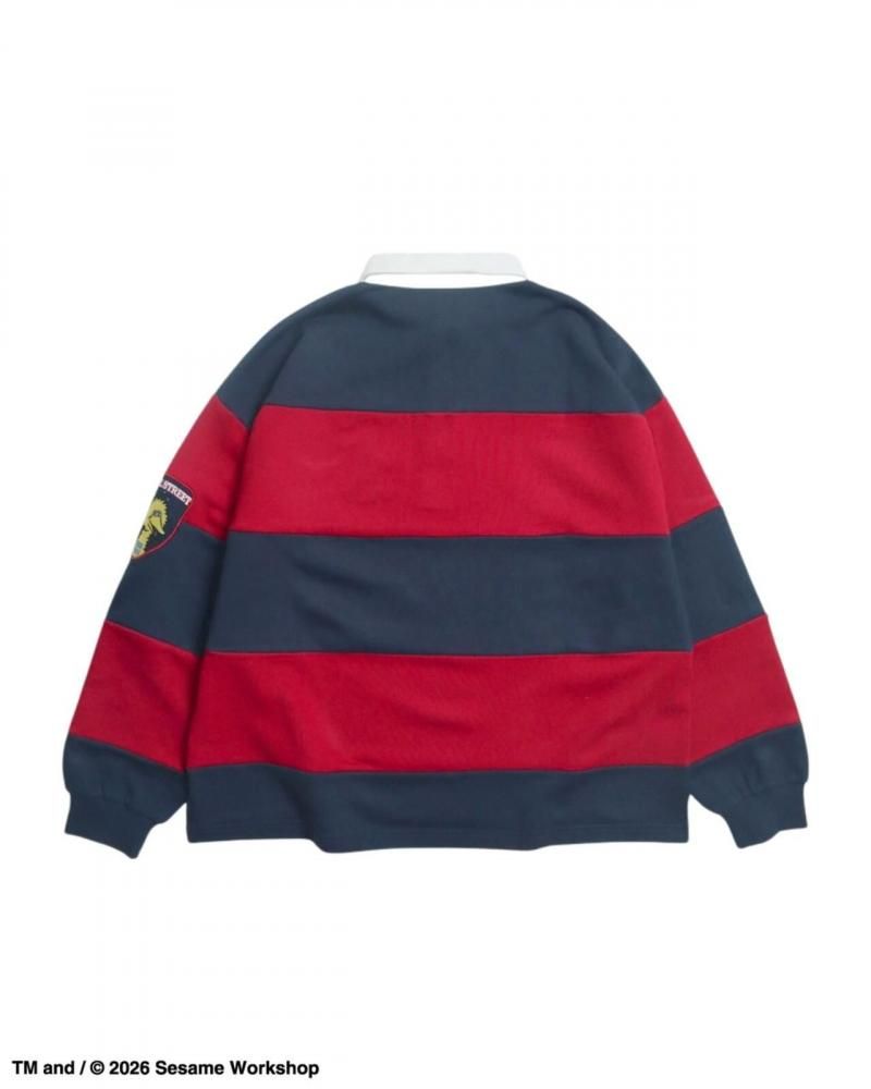 セサミストリート ワッペンラガーシャツ Navy