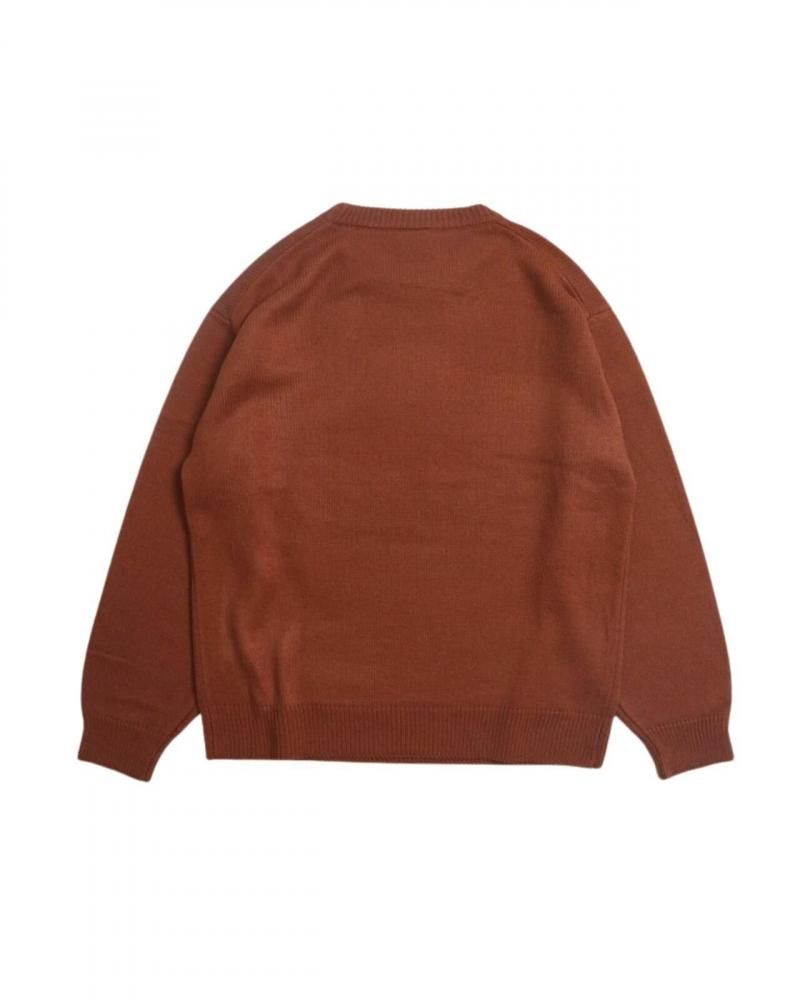 セサミストリート インパクトニット Brown