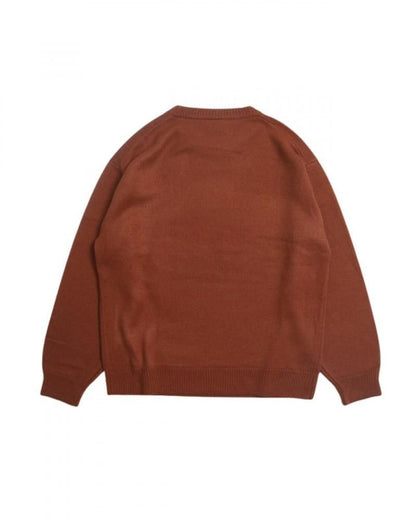 セサミストリート インパクトニット Brown