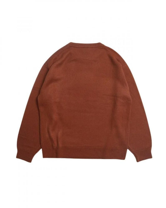 セサミストリート インパクトニット Brown