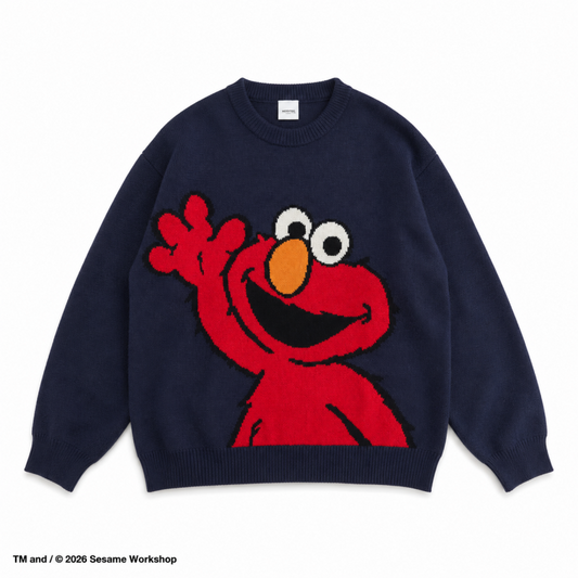 セサミストリート インパクトニット Navy