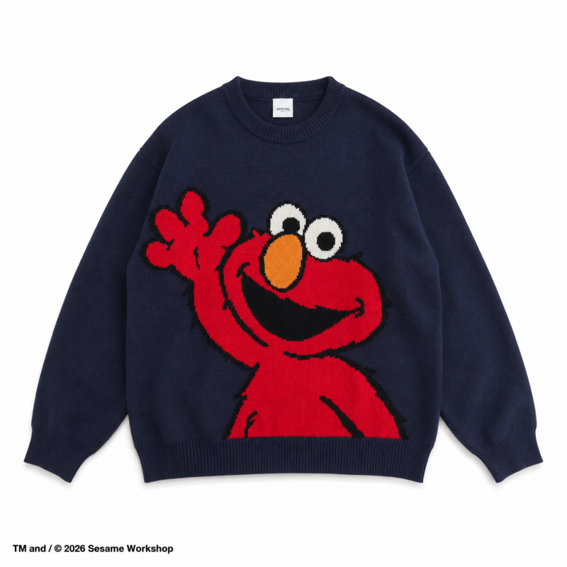 セサミストリート インパクトニット Navy
