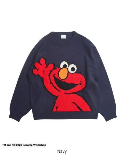セサミストリート インパクトニット Navy