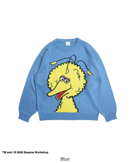 セサミストリート インパクトニット Blue