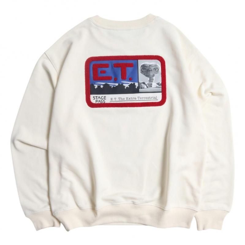 E.T. サガラワッペン スウェット Off White