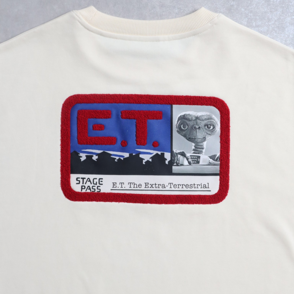 E.T. サガラワッペン スウェット Off White
