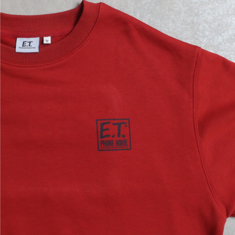 E.T. サガラワッペン スウェット Red