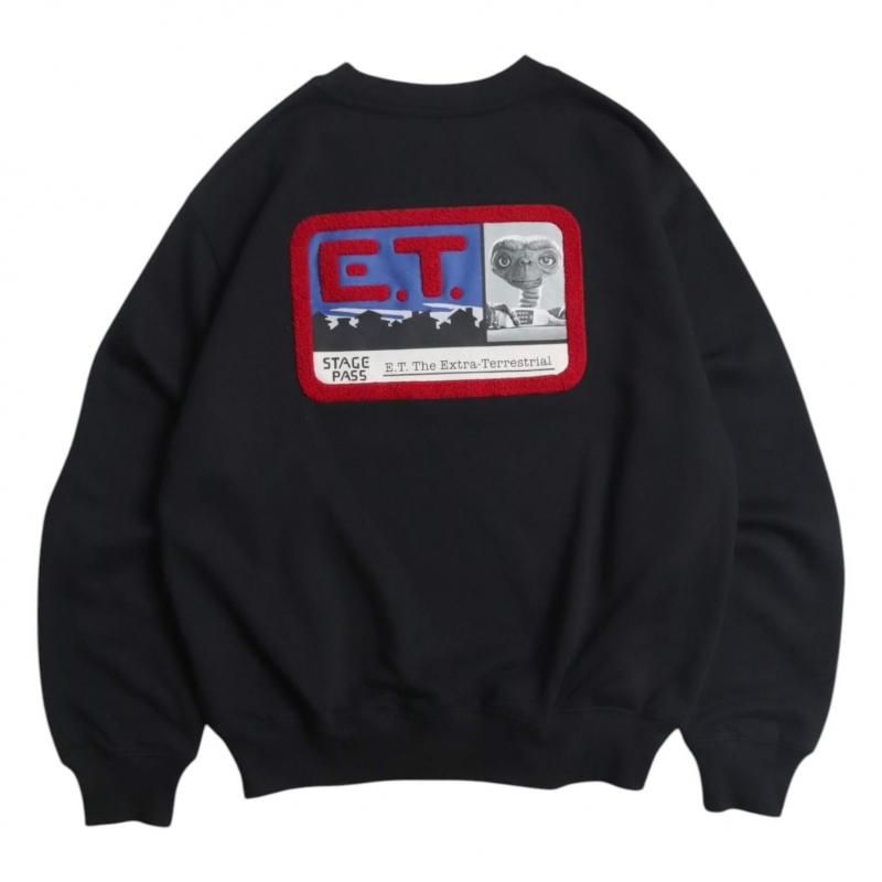 E.T. サガラワッペン スウェット Black