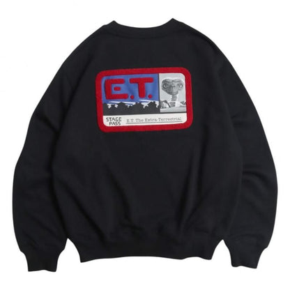 E.T. サガラワッペン スウェット Black