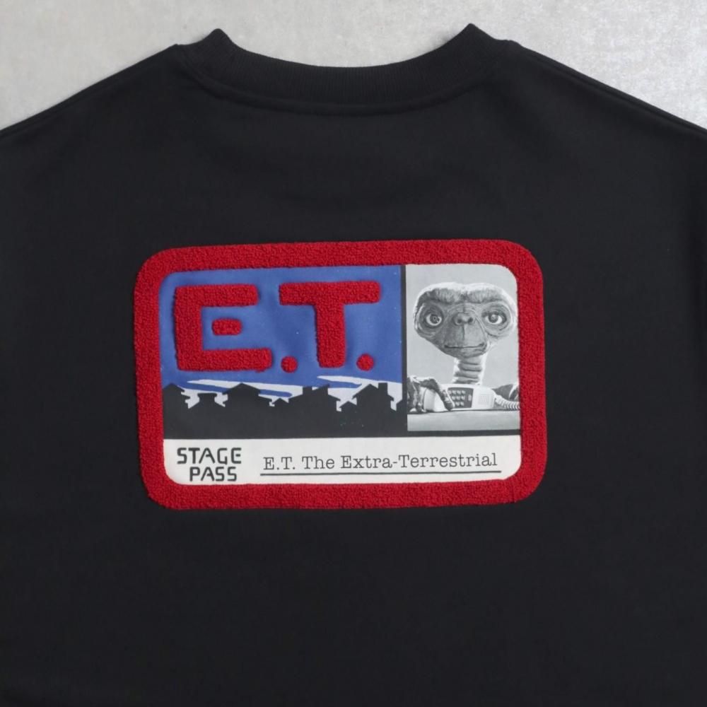 E.T. サガラワッペン スウェット Black