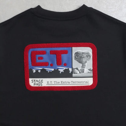 E.T. サガラワッペン スウェット Black