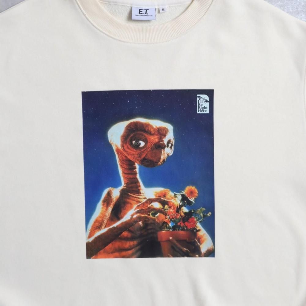 E.T. フォトプリント スウェット Off White