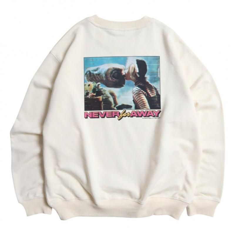 E.T. ラストシーン プリント スウェット Off White