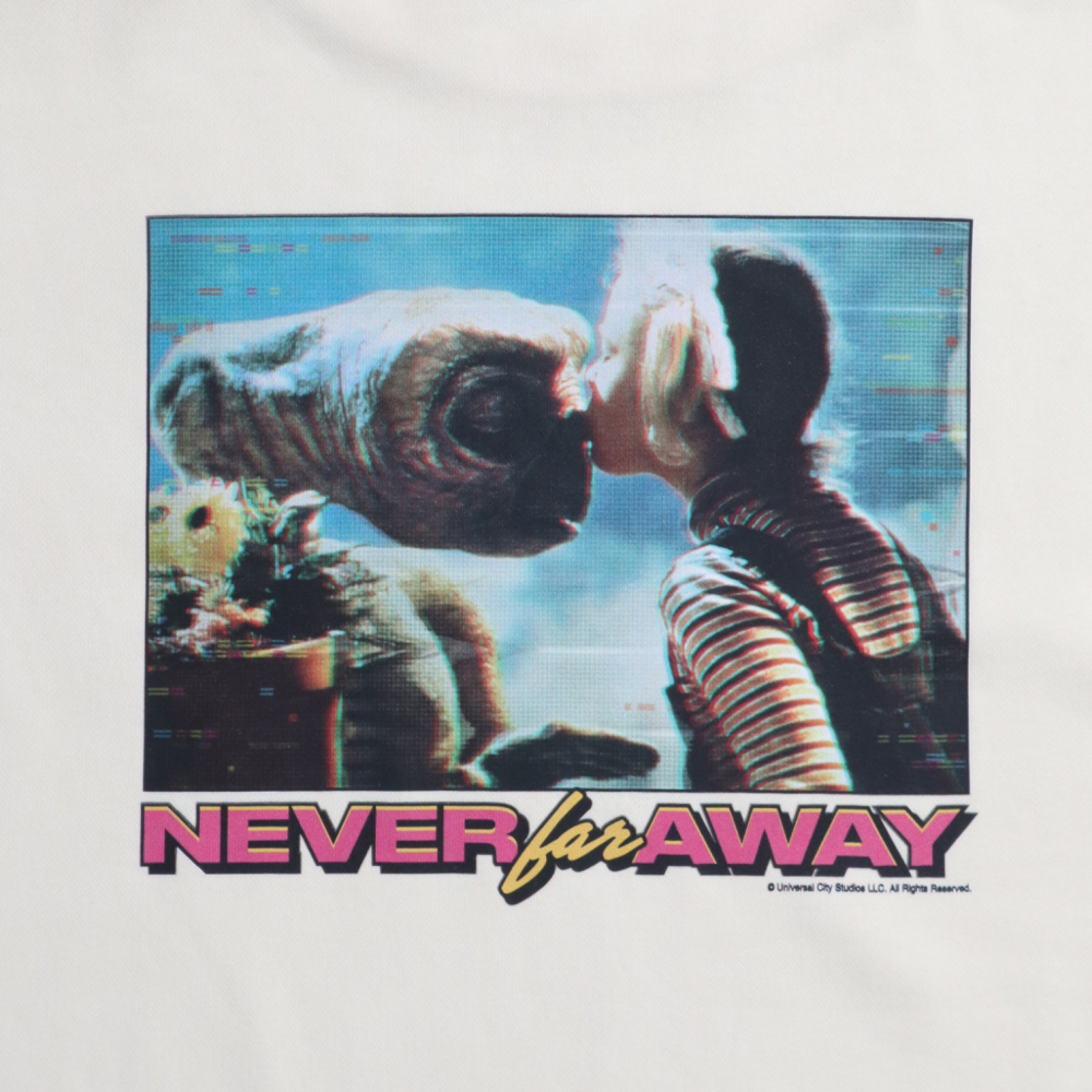E.T. ラストシーン プリント スウェット Off White