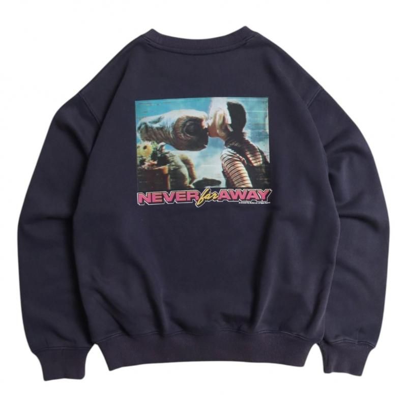 E.T. ラストシーン プリント スウェット Navy