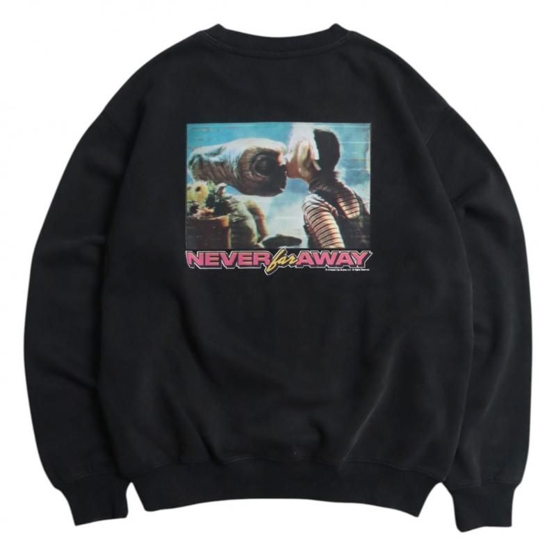 E.T. ラストシーン プリント スウェット Black