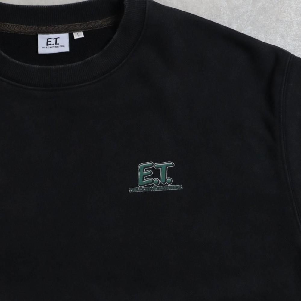 E.T. ラストシーン プリント スウェット Black