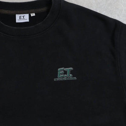 E.T. ラストシーン プリント スウェット Black