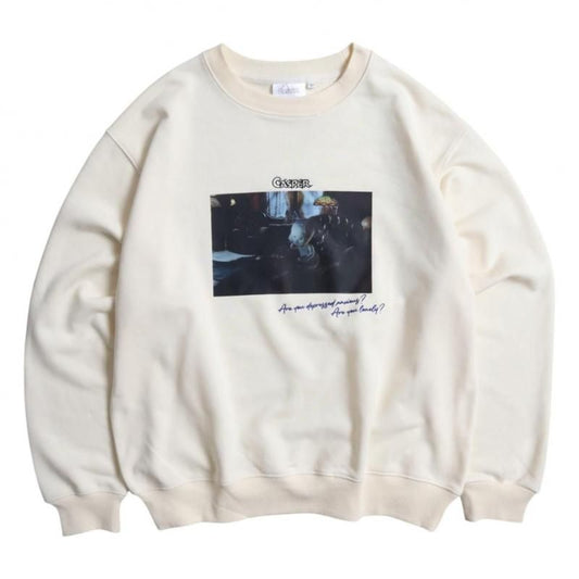 キャスパー ムービーフォト スウェット Off White