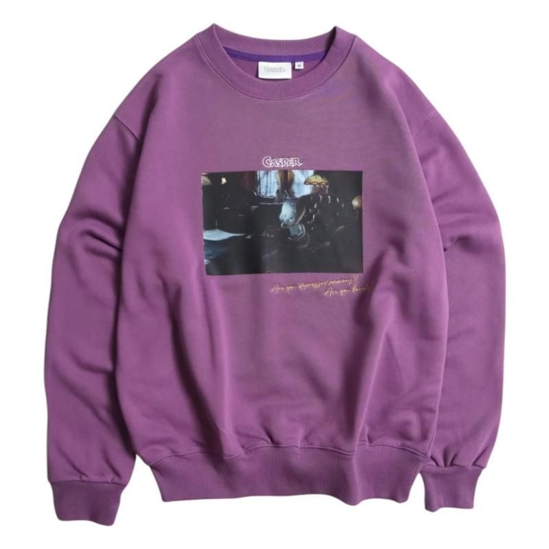 キャスパー ムービーフォト スウェット Purple