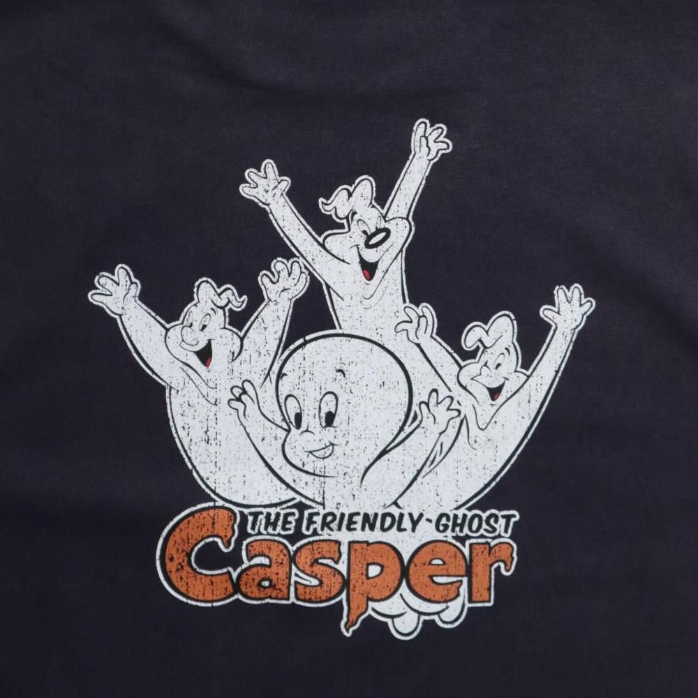 キャスパー ヴィンテージプリント スウェット Navy