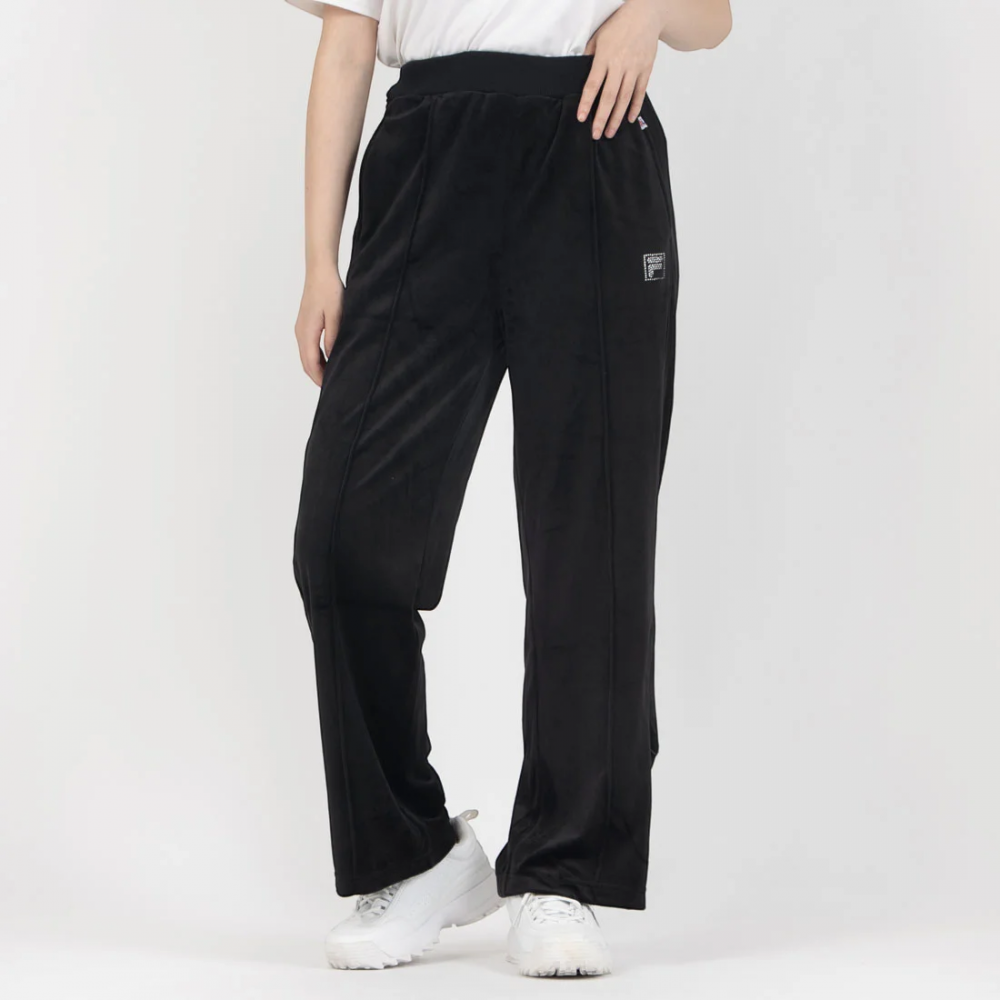 FILA CIRCLE LOGO TRACK PANTS / サークルロゴ トラックパンツ レディース BLACK