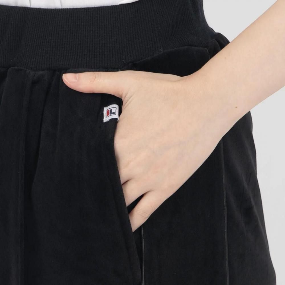 FILA CIRCLE LOGO TRACK PANTS / サークルロゴ トラックパンツ レディース BLACK