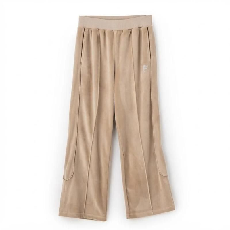 FILA CIRCLE LOGO TRACK PANTS / サークルロゴ トラックパンツ レディース BEIGE