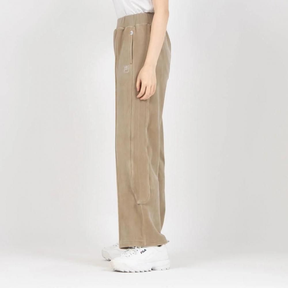 FILA CIRCLE LOGO TRACK PANTS / サークルロゴ トラックパンツ レディース BEIGE