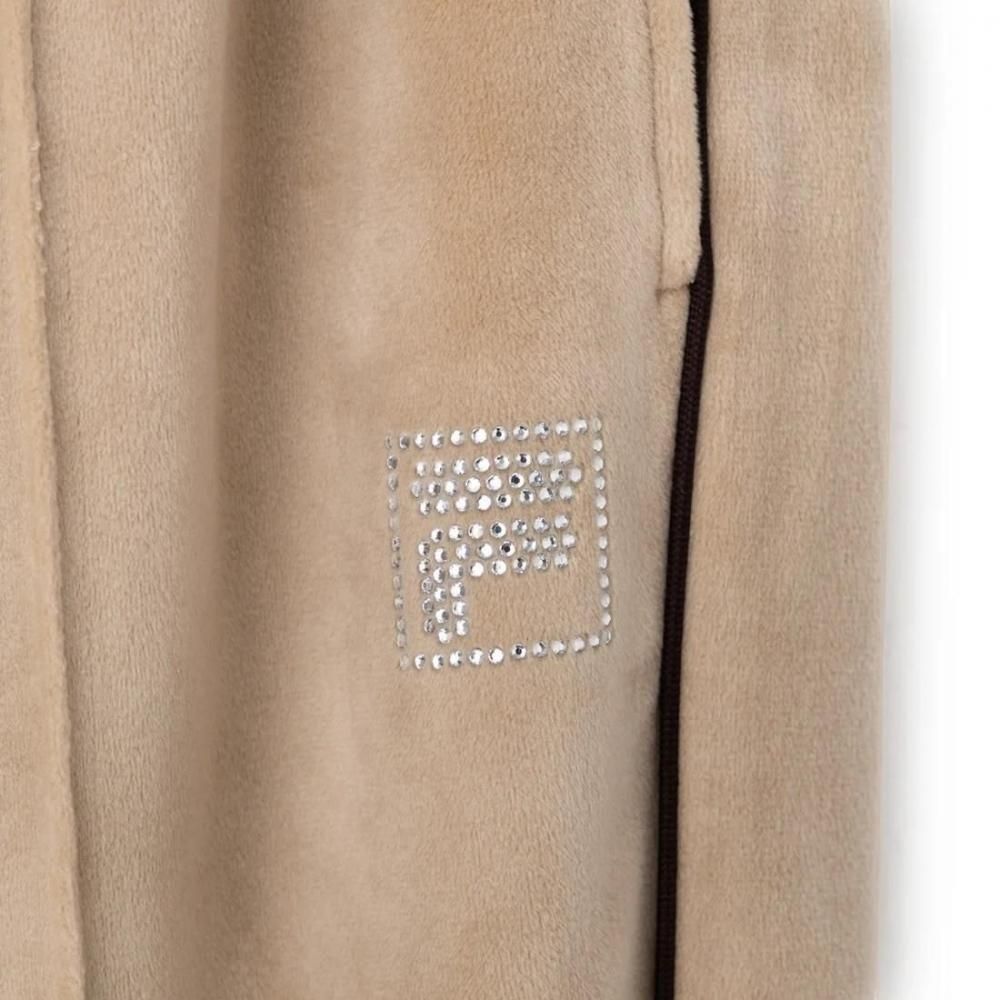 FILA CIRCLE LOGO TRACK PANTS / サークルロゴ トラックパンツ レディース BEIGE