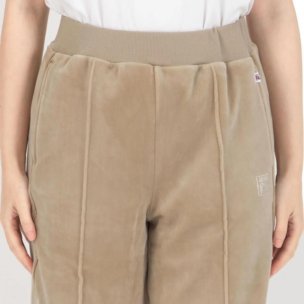 FILA CIRCLE LOGO TRACK PANTS / サークルロゴ トラックパンツ レディース BEIGE
