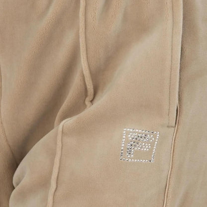 FILA CIRCLE LOGO TRACK PANTS / サークルロゴ トラックパンツ レディース BEIGE