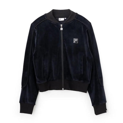 FILA CIRCLE LOGO TRACK TOP / サークルロゴ トラックトップ レディース BLACK