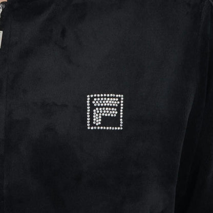 FILA CIRCLE LOGO TRACK TOP / サークルロゴ トラックトップ レディース BLACK