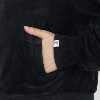 FILA CIRCLE LOGO TRACK TOP / サークルロゴ トラックトップ レディース BLACK