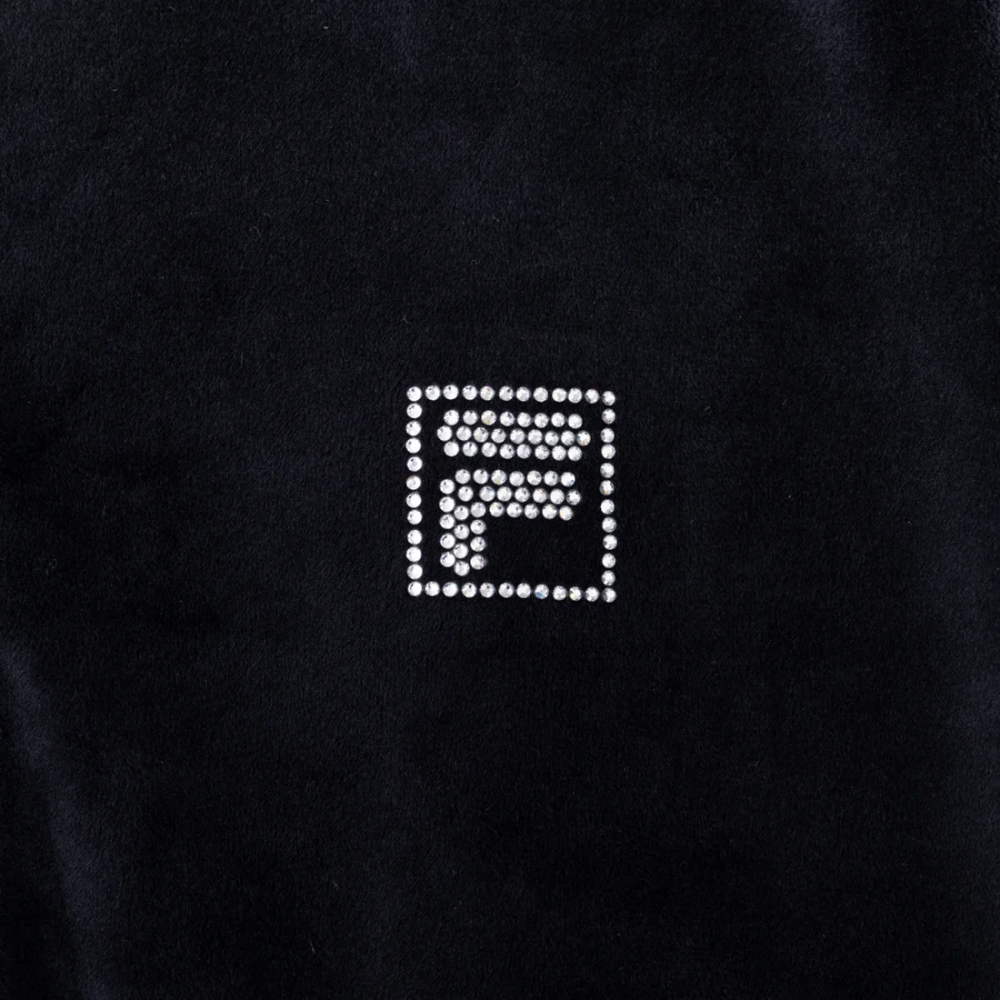 FILA CIRCLE LOGO TRACK TOP / サークルロゴ トラックトップ レディース BLACK