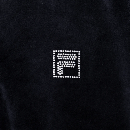 FILA CIRCLE LOGO TRACK TOP / サークルロゴ トラックトップ レディース BLACK