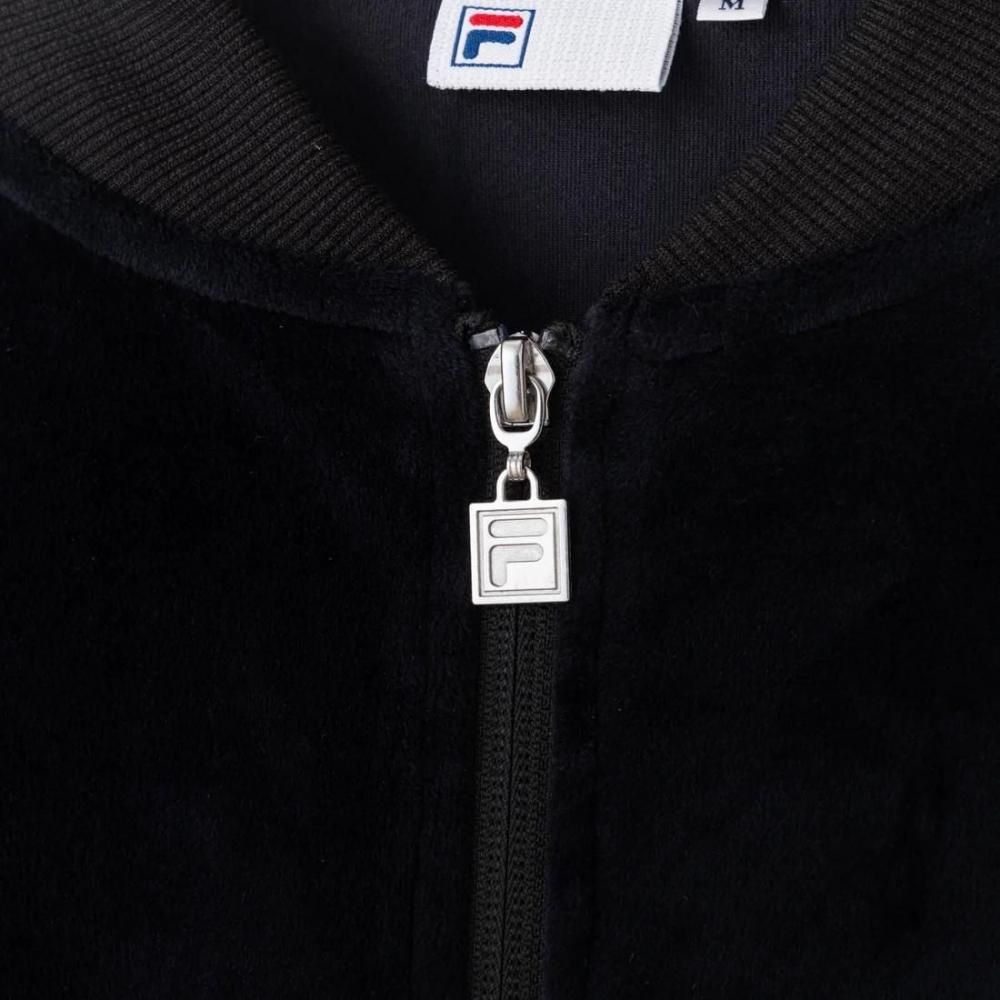 FILA CIRCLE LOGO TRACK TOP / サークルロゴ トラックトップ レディース BLACK