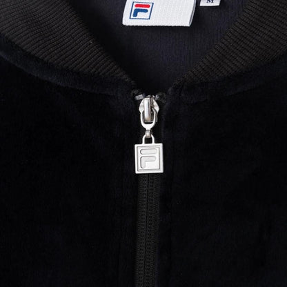 FILA CIRCLE LOGO TRACK TOP / サークルロゴ トラックトップ レディース BLACK