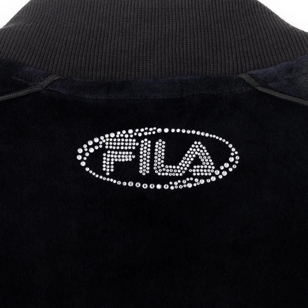 FILA CIRCLE LOGO TRACK TOP / サークルロゴ トラックトップ レディース BLACK