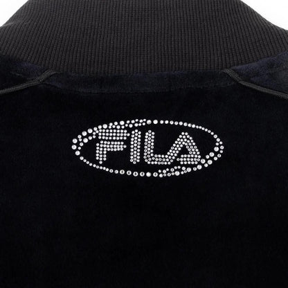 FILA CIRCLE LOGO TRACK TOP / サークルロゴ トラックトップ レディース BLACK