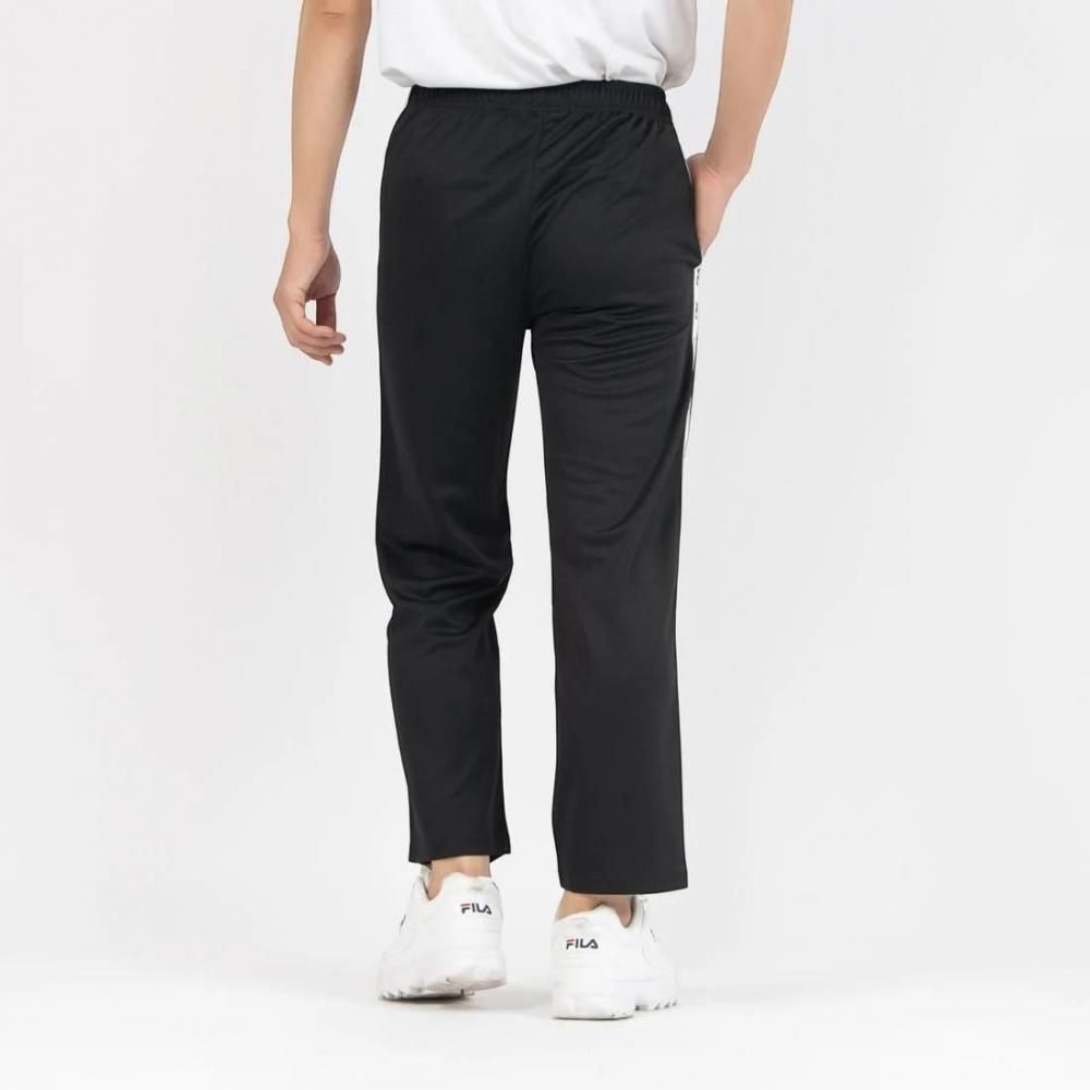 FILA LOGO TAPE TRACK PANTS / ロゴテープ トラックパンツ メンズ BLACK