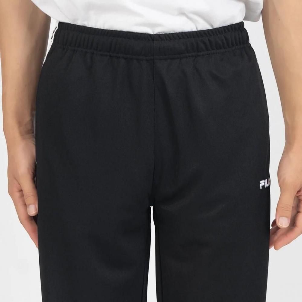 FILA LOGO TAPE TRACK PANTS / ロゴテープ トラックパンツ メンズ BLACK