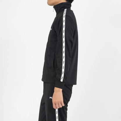 FILA LOGO TAPE TRACK TOP / ロゴテープ トラックトップ メンズ BLACK