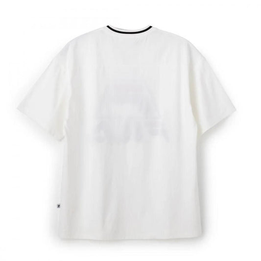 FILA BASKETBALL V-NECK SHIRT / バスケットボール ブイネックシャツ レディース WHITE