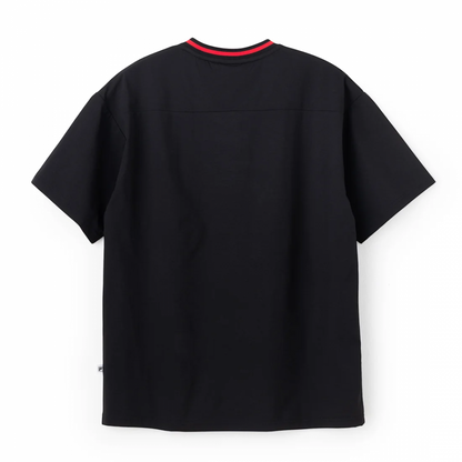FILA BASKETBALL V-NECK SHIRT / バスケットボール ブイネックシャツ レディース BLACK