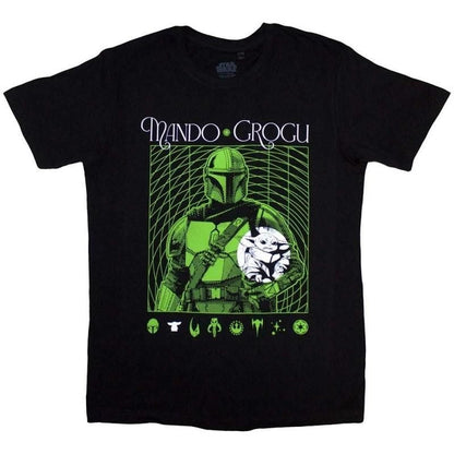 STAR WARS スター・ウォーズ マンダロリアン・アンド・グローグー Mando & Grogu Neon BLACK