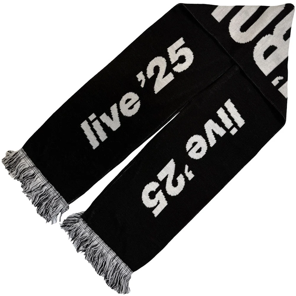 Oasis Live '25 Football マフラー BLACK