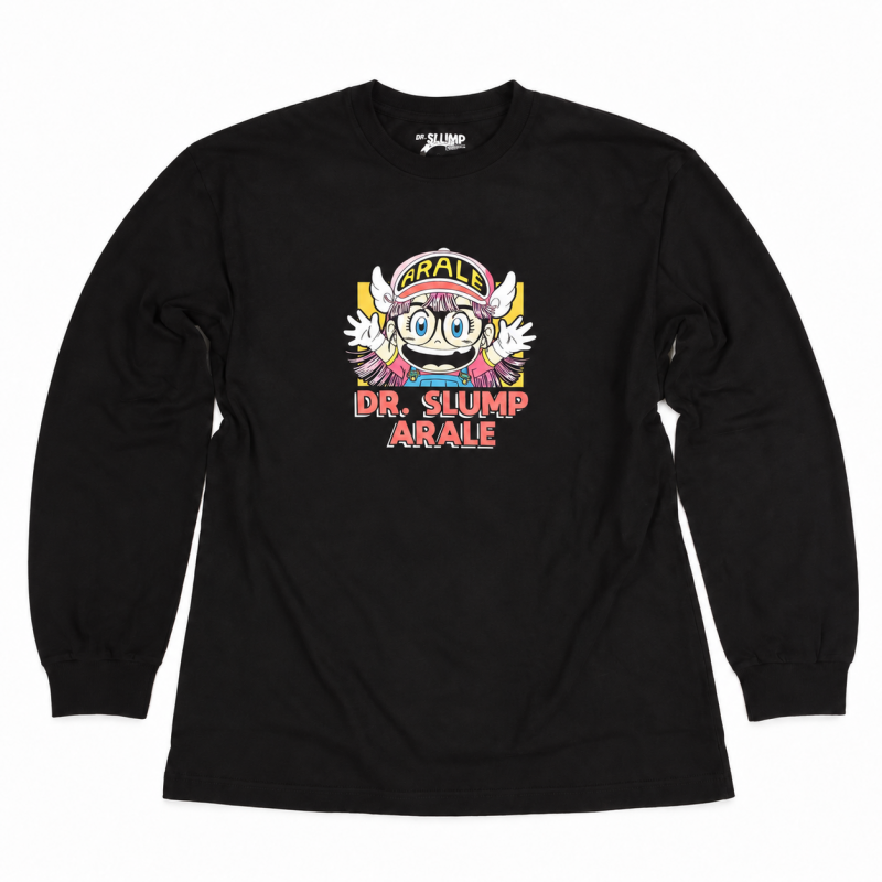ドクタースランプ アラレちゃん Tシャツ アラレちゃん eplus1209-LS BLACK