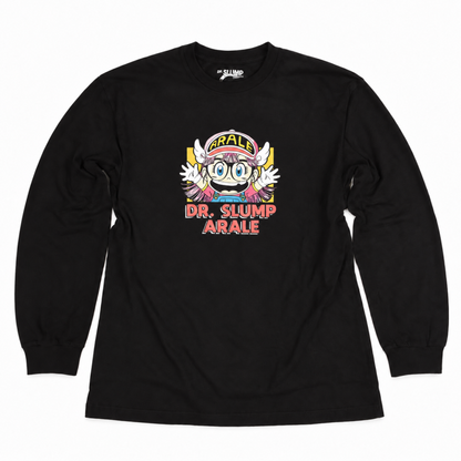ドクタースランプ アラレちゃん Tシャツ アラレちゃん eplus1209-LS BLACK